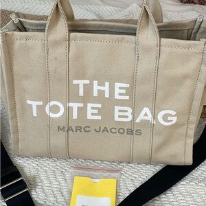 Marc Jacobs Beige “The Canvas” Medium Tote Bag